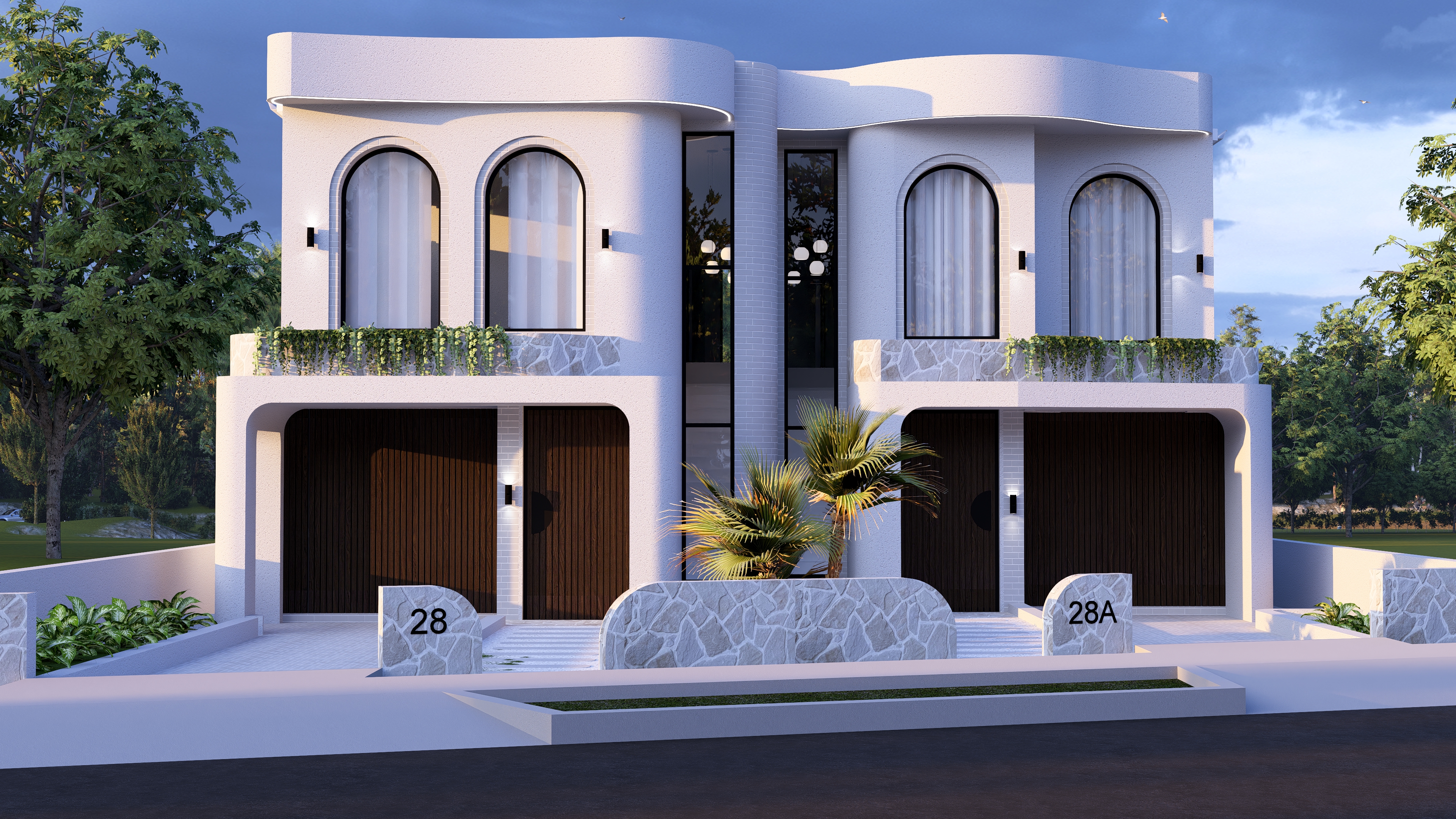 Bayside Council Duplex – exterior 2